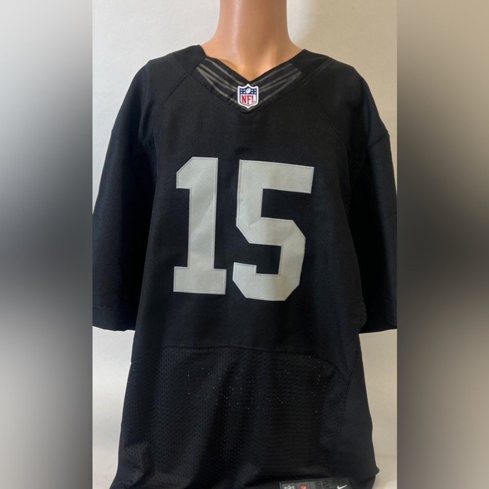 Nike Vapor Fuse , Stitched, Limited  Raiders #15 Crabtree Size 52 Jersey